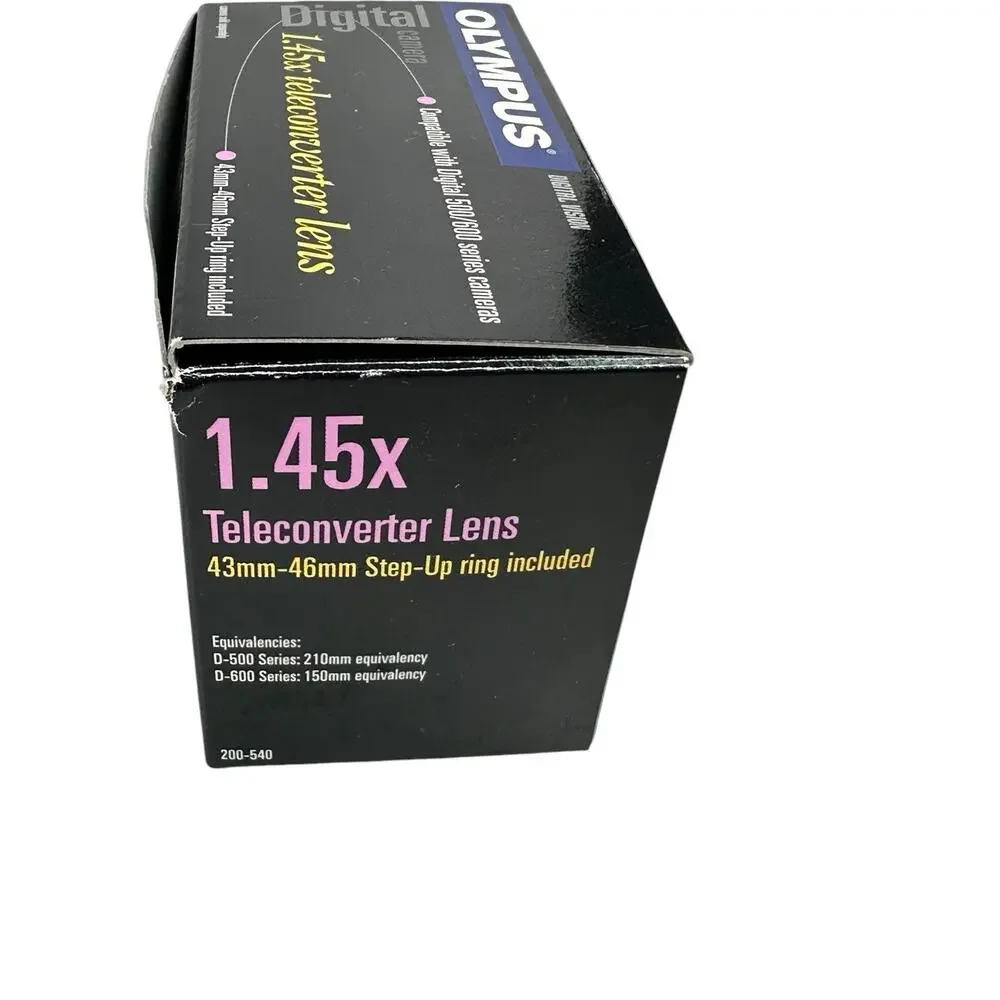 Olympus 1.45x Teleconverter Camera Lens For 500/600 Series New *No Pouch*